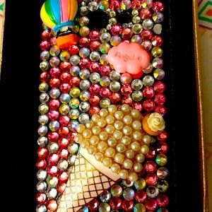 NWOT Galaxy j7 prime bling case
